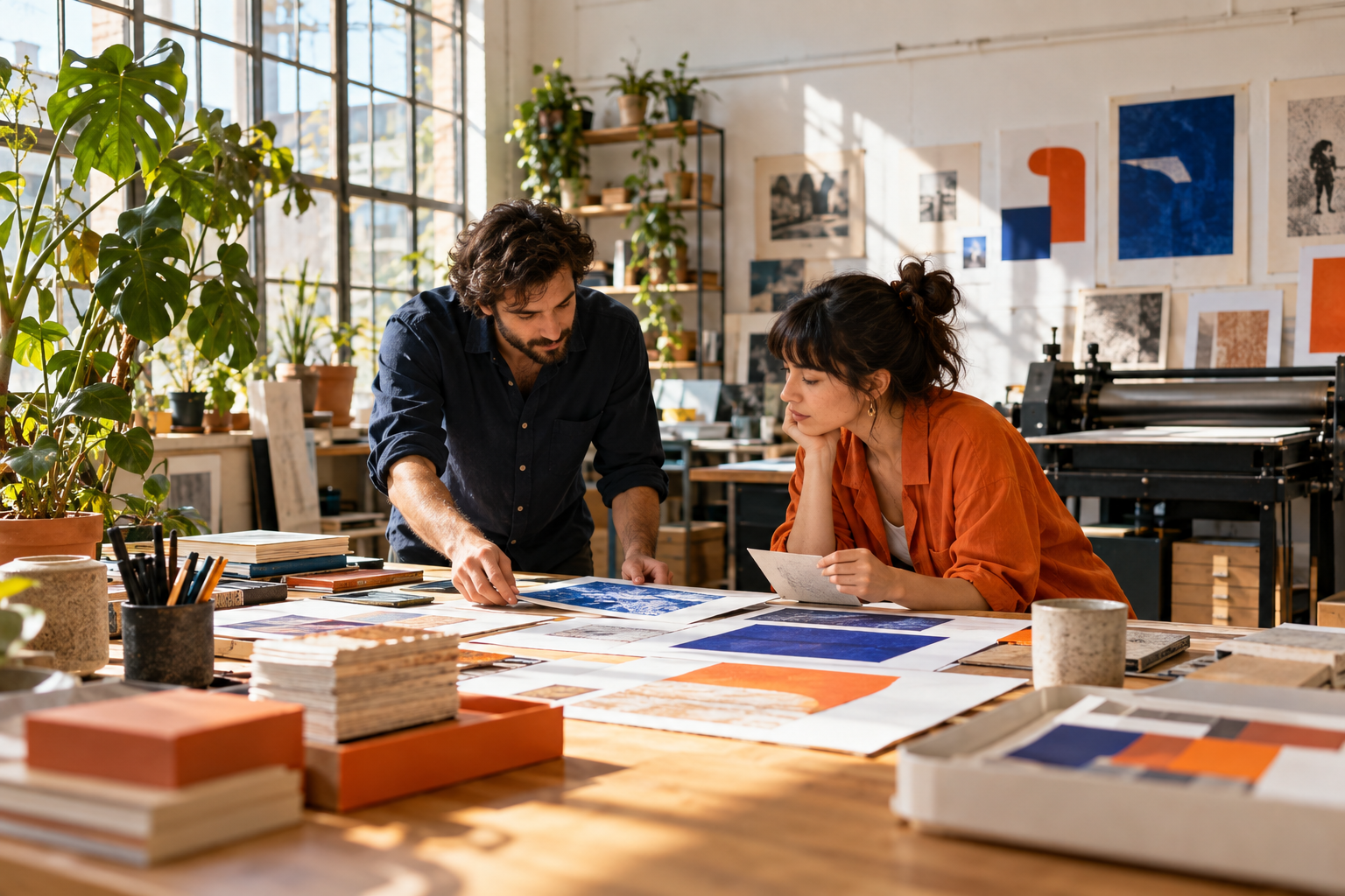 A shared creative studio ready for the next neighbourhood gathering